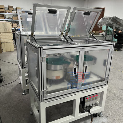 Op maat gemaakte vibrerende onderdelenvoederbak Diameter 300 mm Geoptimaliseerd voor componenttoevoer en verbeterde automatisering in de productie