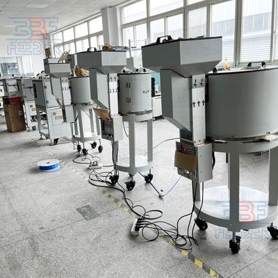 Geluidsdichte behuizing Bowl Feeder Machine PU Coating Hopper Vibrating Feeder