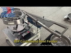 Dual Channel Vibratory Bowl Feeder Bottle Crown Lid Vibrating Cap Feeder